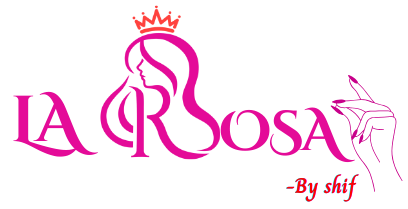 Black and Gold Elegant Beauty Salon Logo - La Rosa Beauty